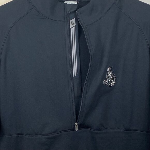 Women’ Ottawa Senators NHL‎ Licensed 1/2 Zip Stretch Fabric Pullover XL 0236 - Picture 6 of 11